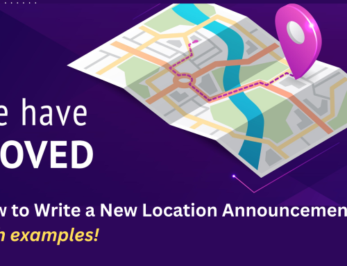 Moving? How to Write a New Location Announcement